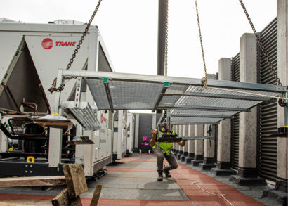 Walraven Loopbruggen: Direct op het dak geleverd!