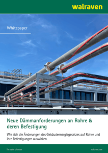 Whitepaper "Neue Dämmanforderungen an Rohre & deren Befestigung"