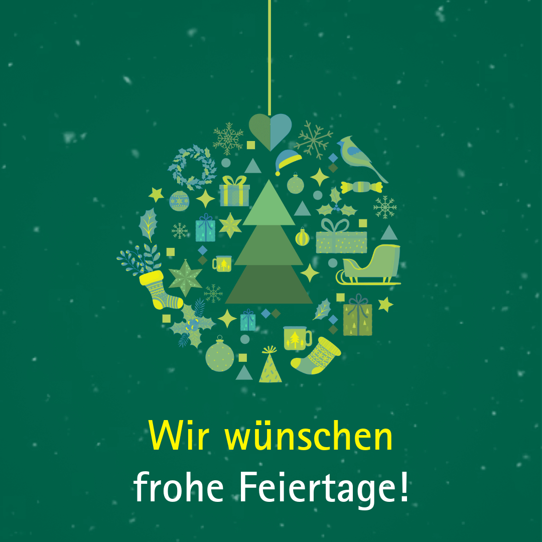 Besinnliche Feiertage und ein herzliches Dankeschön!