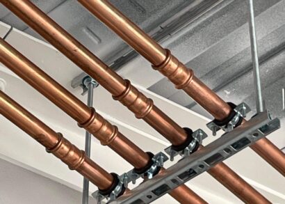 Walraven RapidRail® fixing rail makes light work of ceiling hanging pipe supports